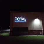 Electremedia designs new channel letter wall sign for Oklahoma beverage company.