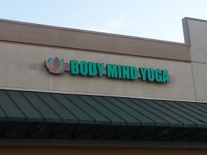 New Exterior Wall Sign for Yoga Salon